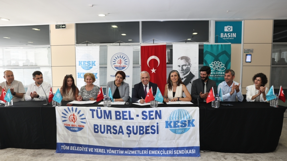 Şadi Özdemir Projeleri - Nilüfer Belediyesi’nde toplu iş sözleşmesi sevinci | 