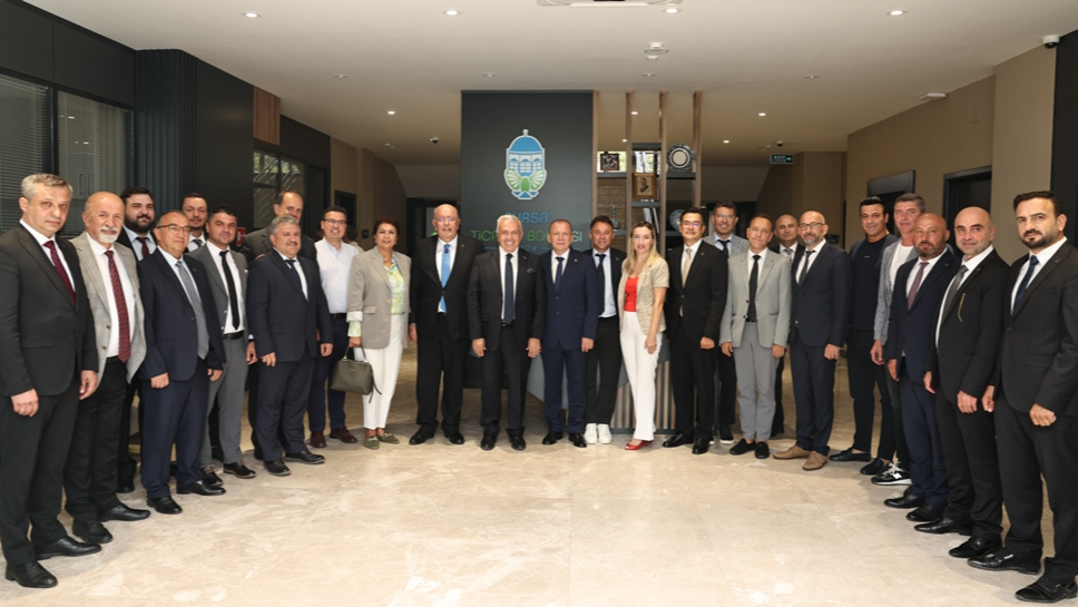 Şadi Özdemir Projeleri - Başkan Şadi Özdemir’den Bursa Ticaret Borsası’na ziyaret  | 
