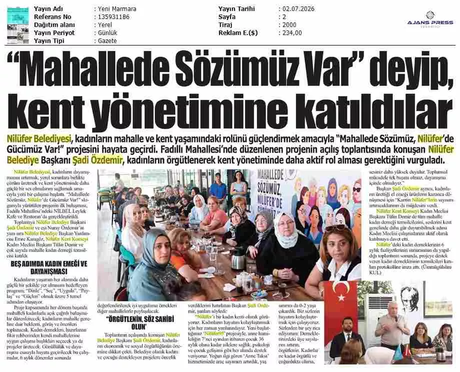 Şadi Özdemir Galeri - Yeni Marmara 