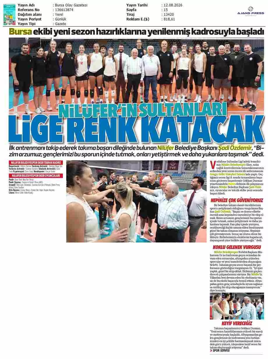 Şadi Özdemir Galeri - Bursa Olay Gazetesi 
