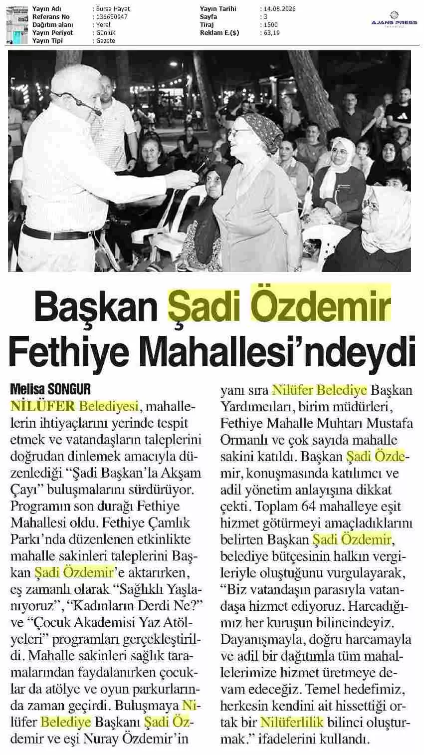 Şadi Özdemir Galeri - Bursa Hayat 